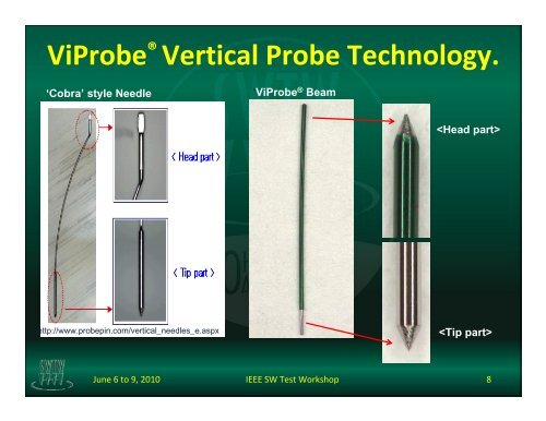 Contacting various metal compositions using ViProbe® Vertical ...