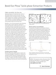 Bond Elut Plexa™ Solid-phase Extraction Products - Crawford ...