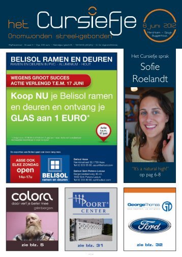 Sofie Roelandt - Cursiefje