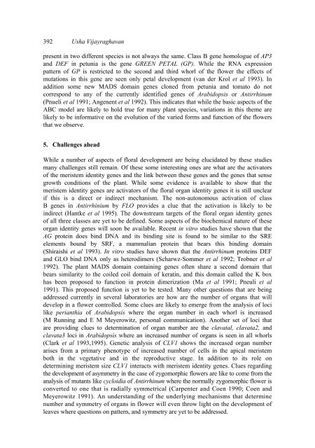 Genetic regulation of flower development - Indian Academy of ...