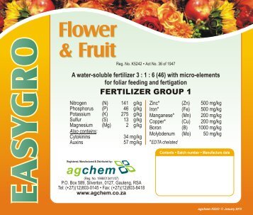 Easygro Flower+Fruit Labels (Rev100119) - Ag-Chem Africa