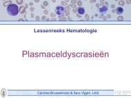 Plasmaceldyscrasieën - UZ Leuven