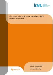 Richtlijn: Cervicale Intra-epitheliale Neoplasie (CIN) (1.1) - Med-Info