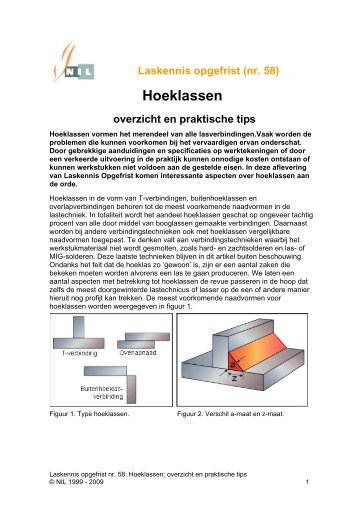 Hoeklassen: overzicht en praktische tips - NIL