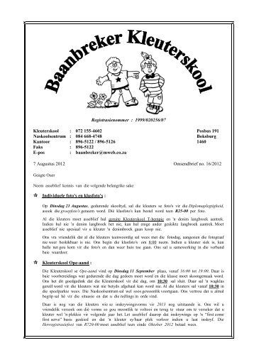 Klik hier vir omsendbrief 16.2012 - Laerskoolbaanbreker.co.za