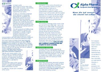 Alpha Pharm - Z Fold Leaflets.pmd - insightcpd.co.za