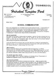 Kliek hier om leêr af te laai - Hoërskool Kempton Park