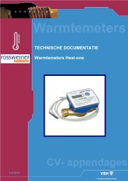 Warmtemeters - Technische documentatie BNL NL - Vsh
