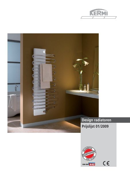Design radiatoren Prijslijst 01/2009 - Kermi GmbH