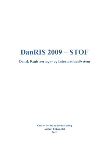 DanRIS 2009 – STOF