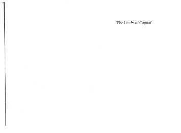 The Limits to Capital