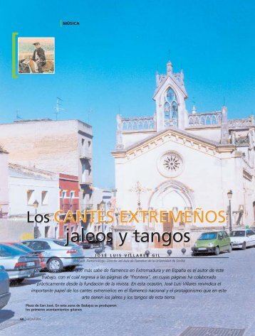 Cantes extremeños: jaleos y tangos - Caja de Badajoz