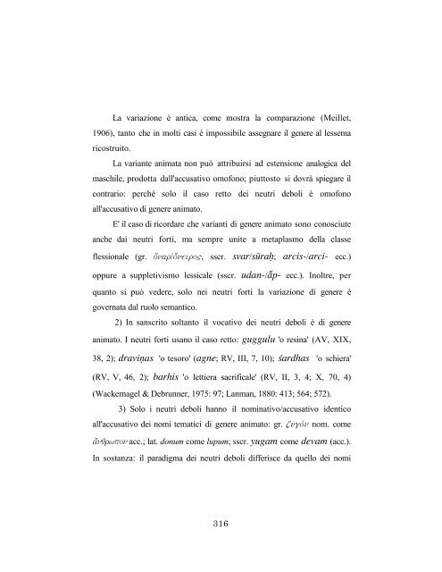 Il nome greco del sogno e il neutro indoeuropeo - Università degli ...