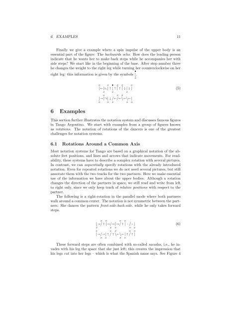 A Notation System for Tango - Lix