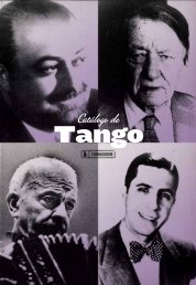 Catálogo de Tango - Ediciones Corregidor