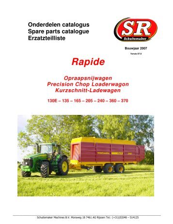 Rapide 130E-370 - Schuitemaker