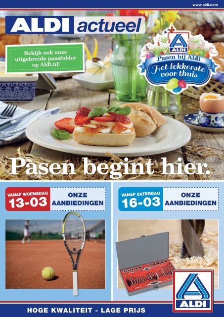 De folder nu als PDF tonen. - Aldi