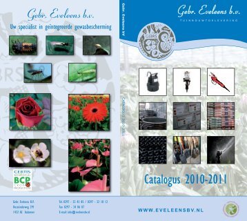 Catal ogus 2010-2011 - Gebr. Eveleens