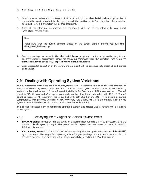 The eG Installation Guide - eG Innovations