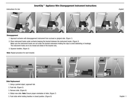 SmartClip™ Appliance Wire Disengagement Instrument Instructions ...