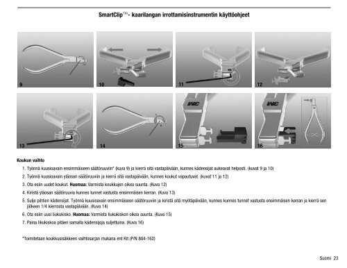 SmartClip™ Appliance Wire Disengagement Instrument Instructions ...