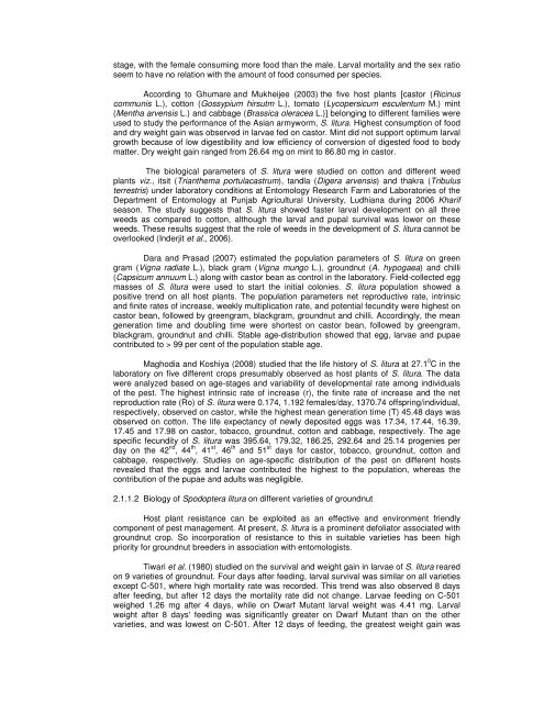 screening elite genotypes and ipm of defoliators in groundnut