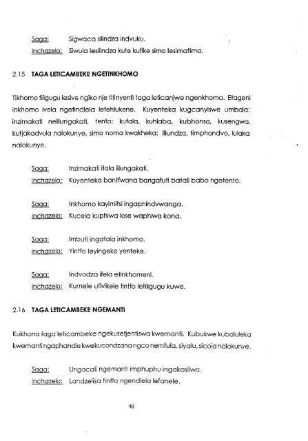 kuhlutwa kwetaga tesiswati - UZSpace Home - University of Zululand