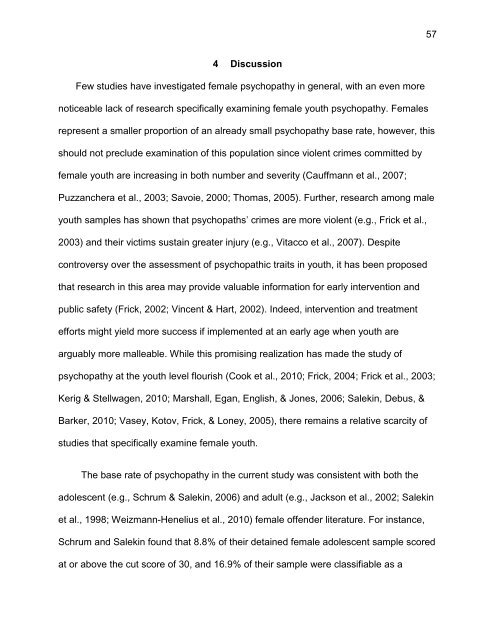 an examination of the factor structure of the psychopathy checklist