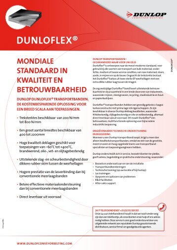 dunloflex® - Dunlop Conveyor Belting