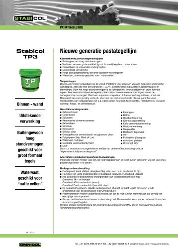 Stabicol TP3 - Omnicol