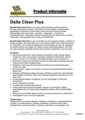 Delta Clean Plus - Bardahl