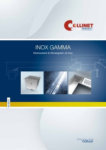 Afvoergoten en klokputten in inox - Collinet.be