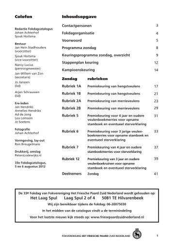 Fokdagcatalogus Hilvarenbeek 2012 - Fokvereniging Het Friesche ...