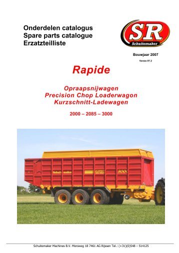 (2007) Download Rapide 2000, 2085, 3000 - Schuitemaker