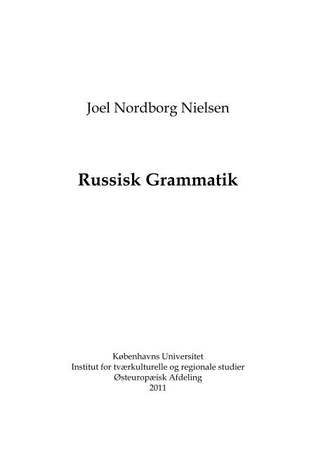 Russisk Grammatik - Hprints.org