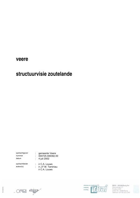 Structuurvisie Zoutelande.pdf - Gemeente Veere