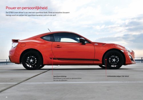 GT86 accessoires brochure - Toyota