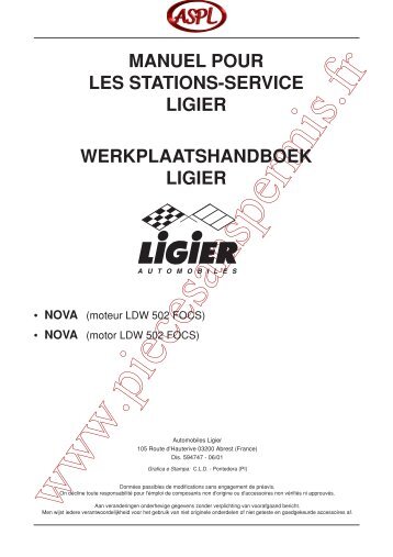 MANUEL POUR LES STATIONS-SERVICE LIGIER ...