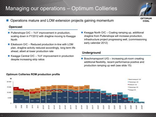 Financial Results for the year ended 30 June 2011 - Optimum Coal