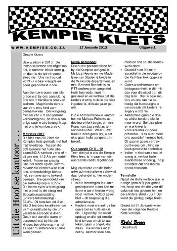 Kliek hier - Hoërskool Kempton Park