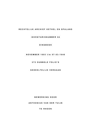 Dingboek
