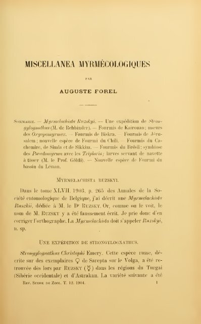 Revue suisse de zoologie - upload.wikimedia....