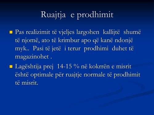 Kultivimi i Misrit- Zea mays Rëndësia Ekonomike