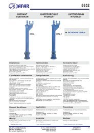 HIDRANT SUBTERAN 8852 DN 80-DN100 - Jafar