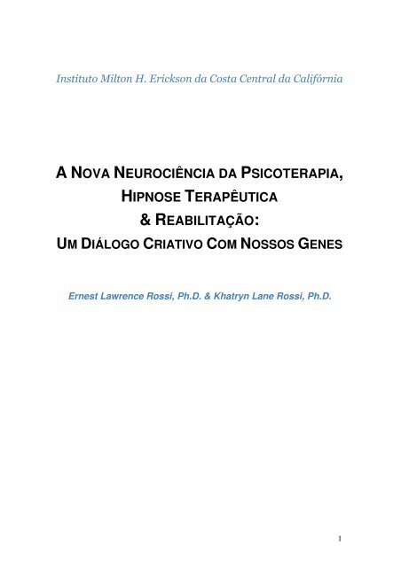 PDF) Neurociências e Saúde Mental: Da Essência ao Contexto