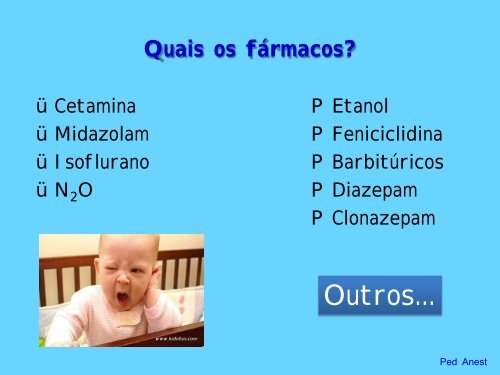 Anestesia Geral: Inalatória pura; Venosa total ou ... - EMV-FMB