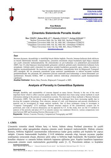 İndir - Gıda Teknolojileri Elektronik Dergisi
