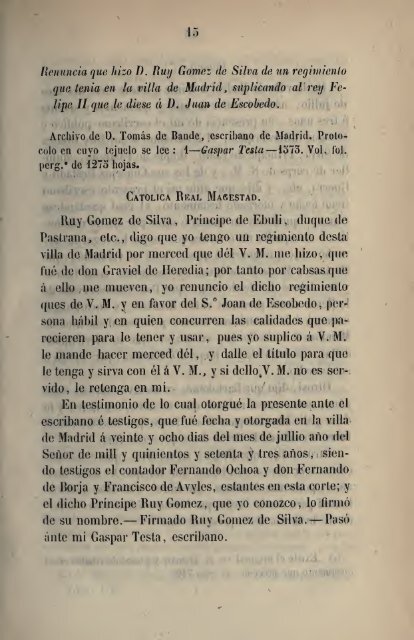 Colección de documentos inéditos papa la historia de España