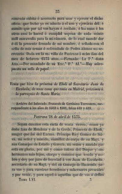 Colección de documentos inéditos papa la historia de España