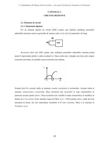 Curs 2 - Circuite rezistive - derivat